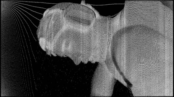 Image du film recomposée en caractères typographiques